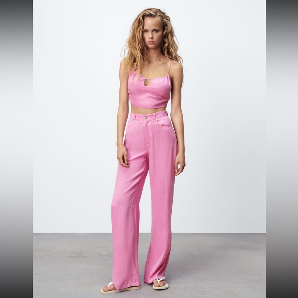 Zara Pink Two Piece Set